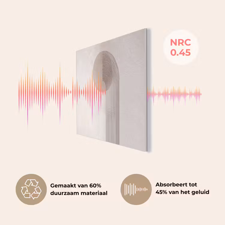 Minimalistisch - Cirkel - Lichtgrijs PET vilt klein -USP_NL