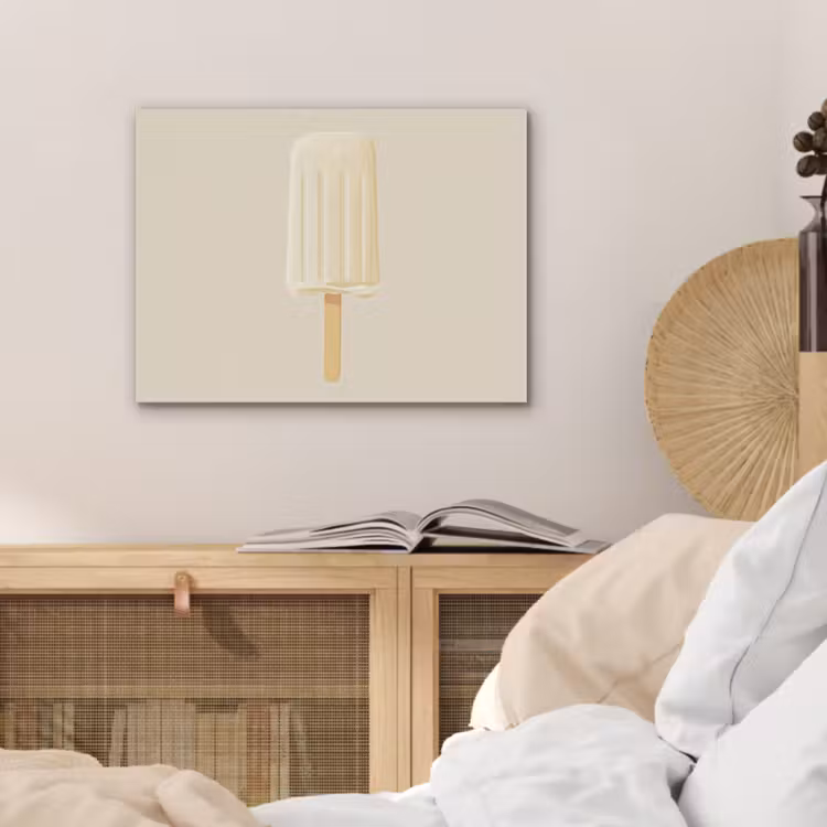 Minimalistisch - Waterijsje - Stokje - Beige PET vilt klein -sfeer3