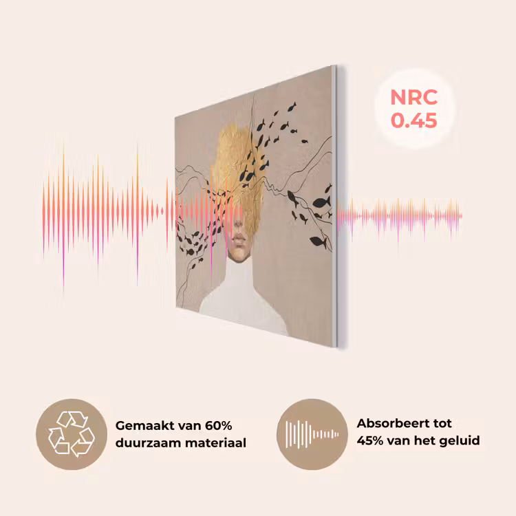 Modern - Vrouw - Goud PET vilt klein -USP_NL