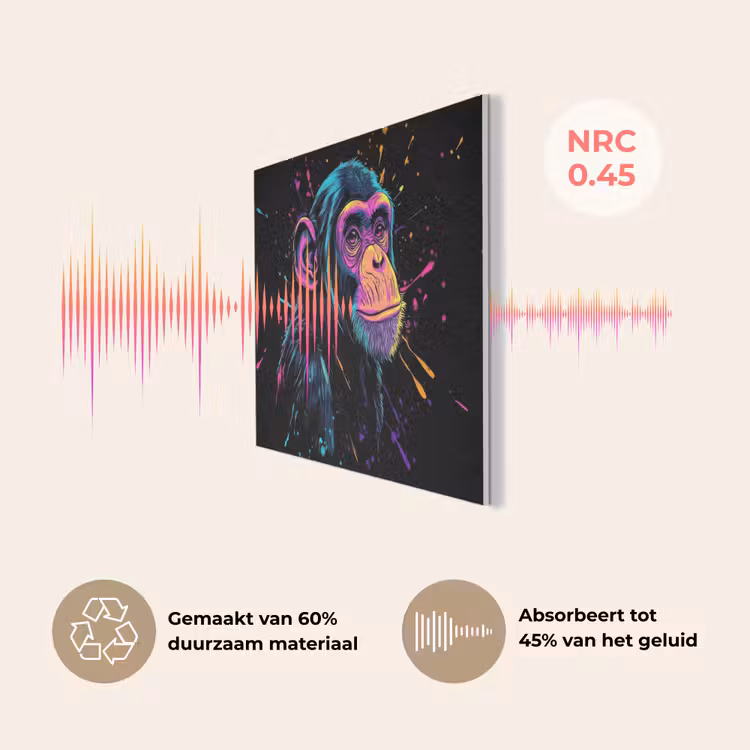 Aap - Verf - Neon - Kleur PET vilt klein -USP_NL