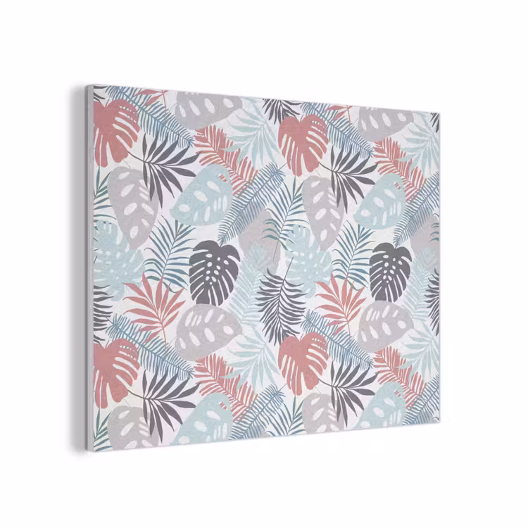 Monstera - Pastel - Bladeren - Tropical PET vilt klein -3d
