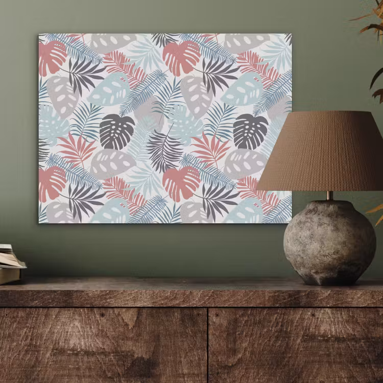 Monstera - Pastel - Bladeren - Tropical PET vilt klein -sfeer2