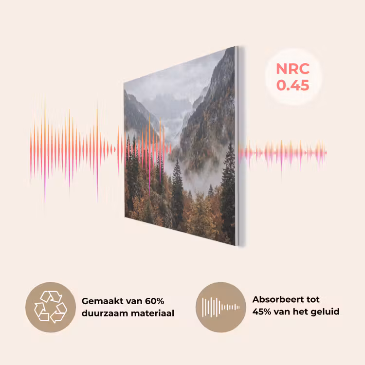 Bergen - Vallei - Mist - Herfst - Natuur PET vilt klein -USP_NL