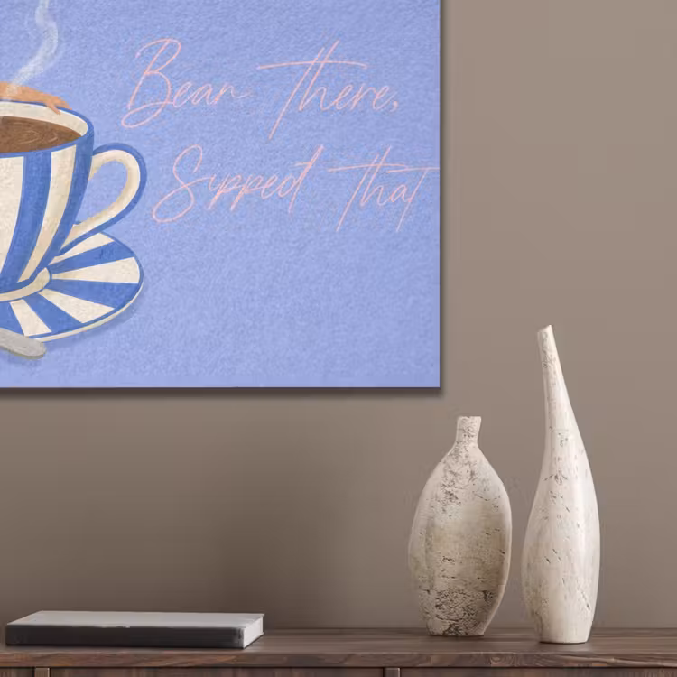 Mok - Koffie - Vrouw - Paars PET vilt klein -sfeer6_closeup