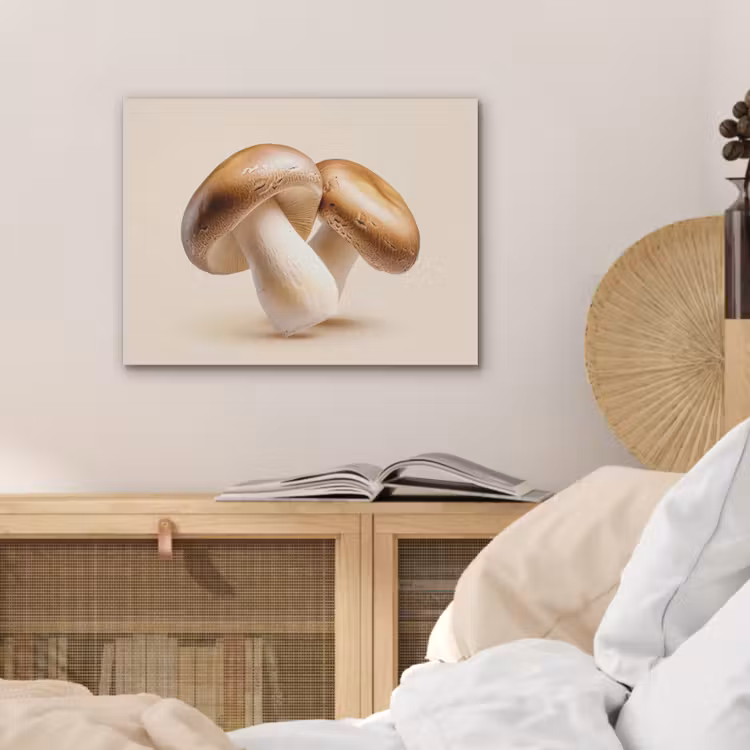 Champignons - Zacht - Beige PET vilt klein -sfeer3