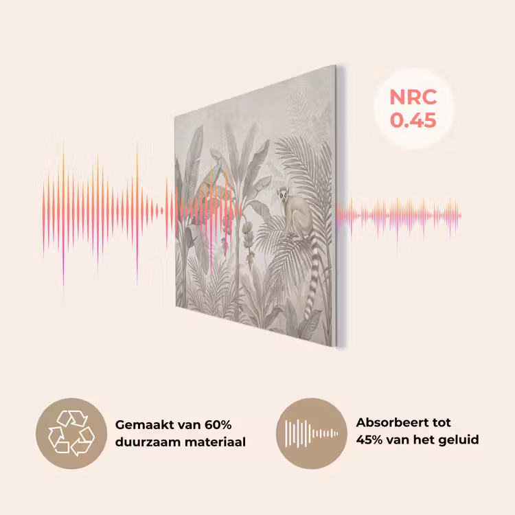 Natuur - Jungle - Ringstaartmaki - Bruin PET vilt klein -USP_NL