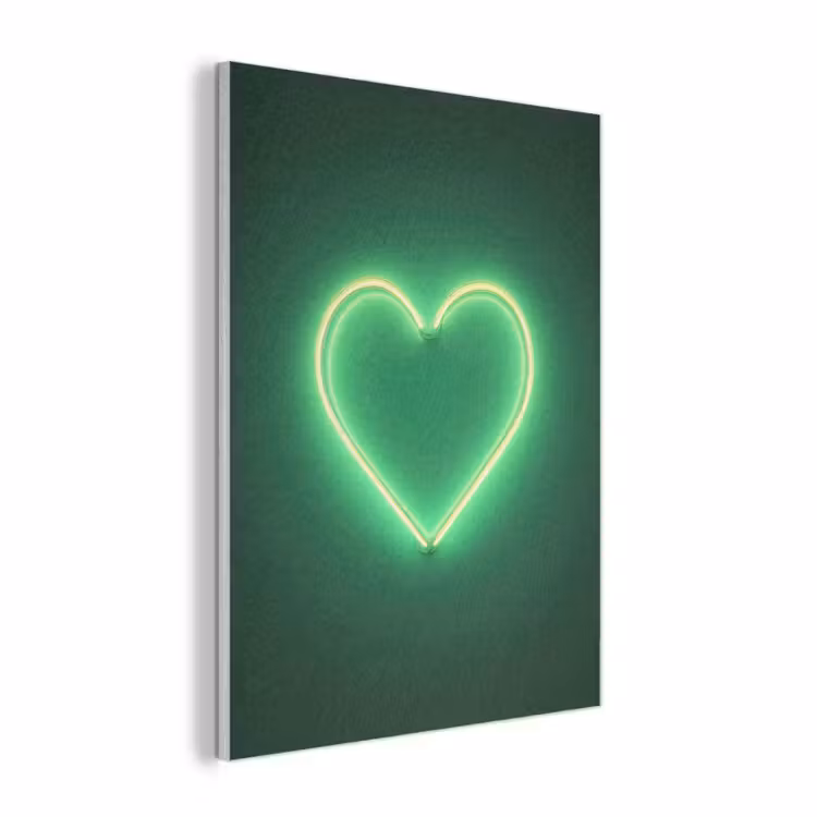 Neon - Groen - Licht PET vilt klein -3d