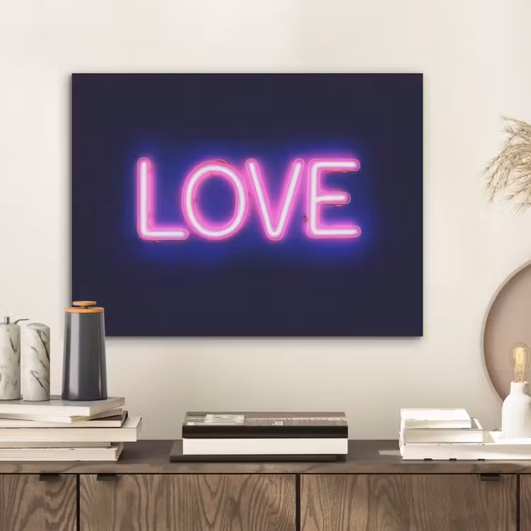 Neon - Love - Valentijn PET vilt klein -sfeer1
