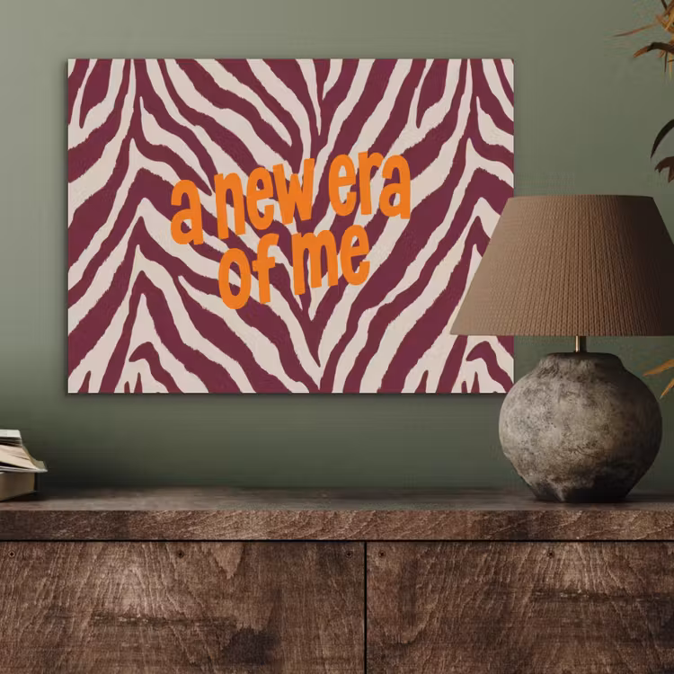 New era - Bordeaux - Zebraprint PET vilt klein -sfeer2