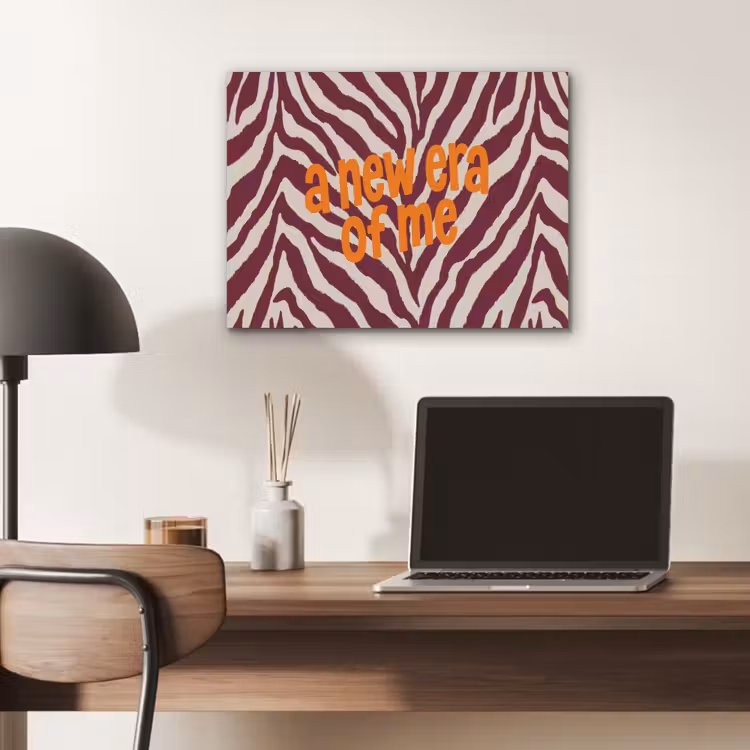 New era - Bordeaux - Zebraprint PET vilt klein -sfeer5