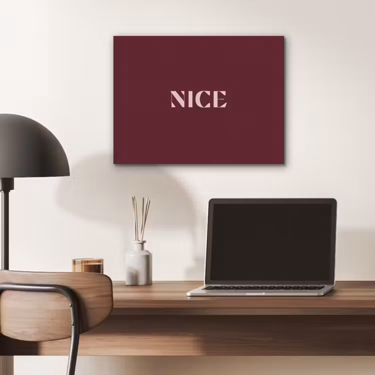 Nice - Bordeaux - Roze PET vilt klein -sfeer5