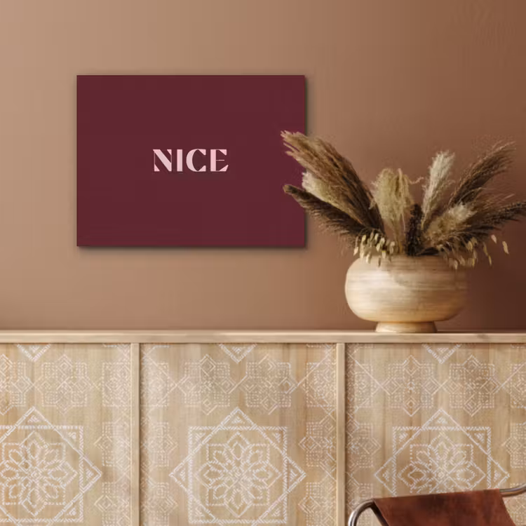 Nice - Bordeaux - Roze PET vilt klein -sfeer4