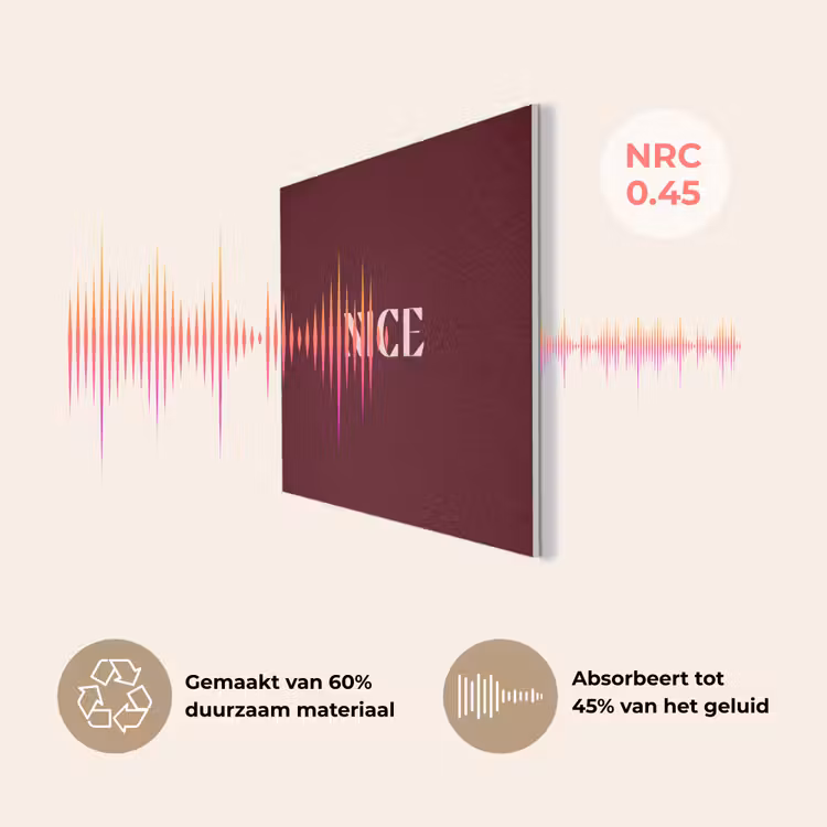 Nice - Bordeaux - Roze PET vilt klein -USP_NL