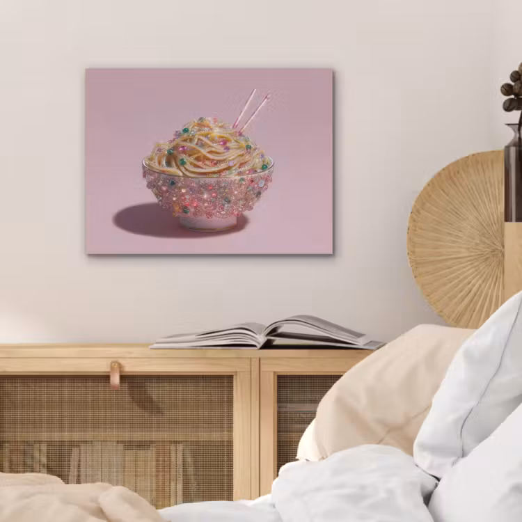 Noodles - Edelstenen - Stokjes - Roze PET vilt klein -sfeer3
