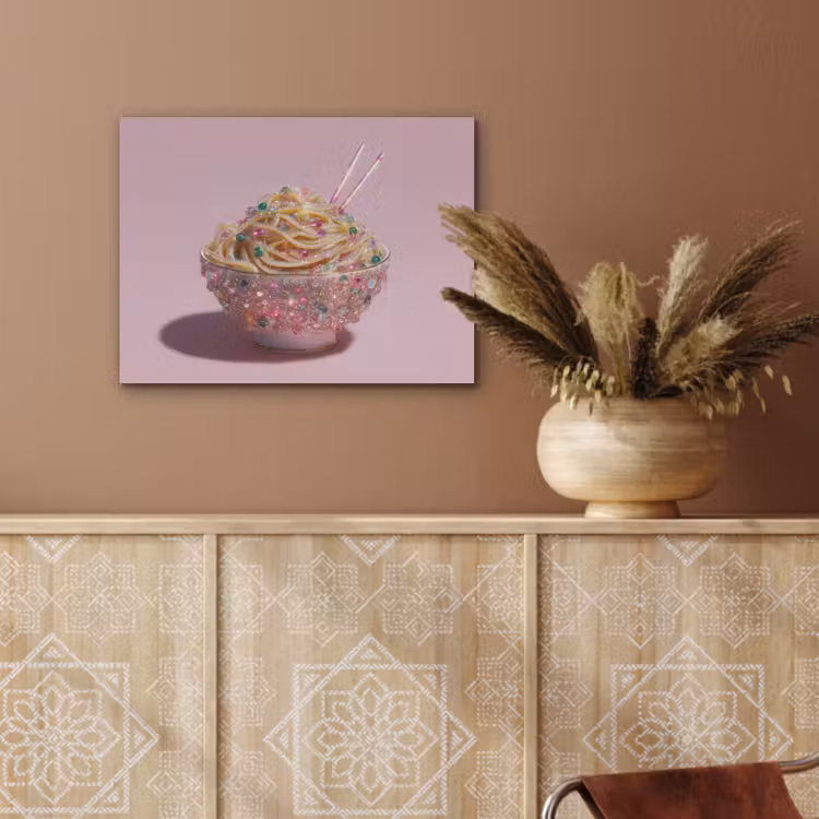 Noodles - Edelstenen - Stokjes - Roze PET vilt klein -sfeer4