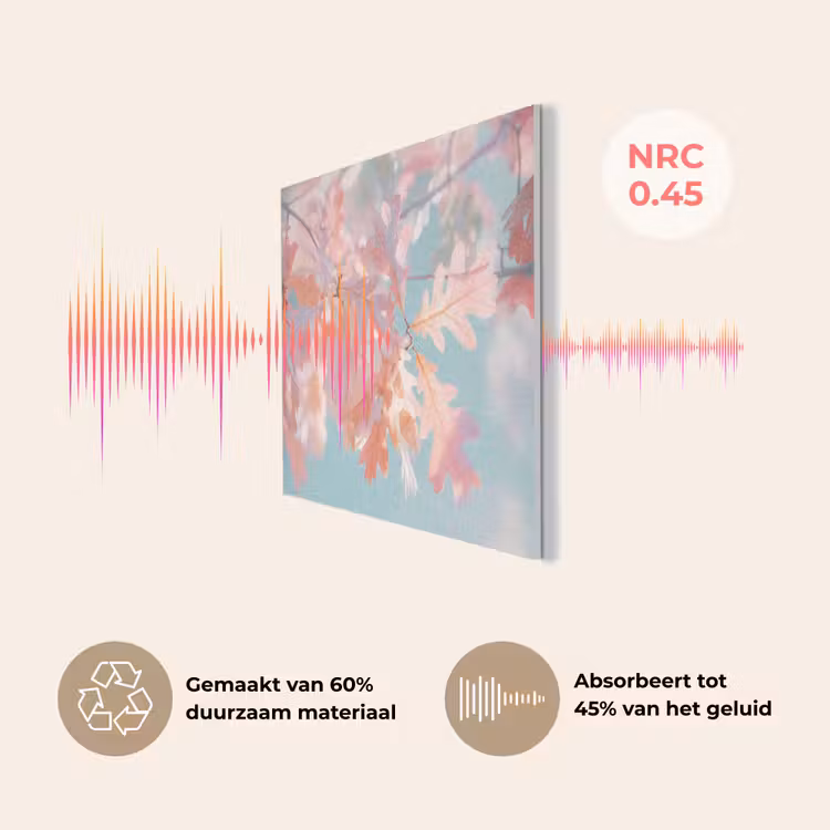 Eikenbladeren - Takken - Roze PET vilt klein -USP_NL