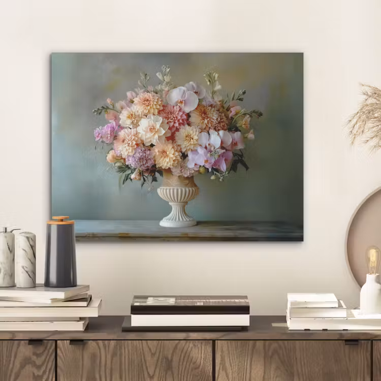 Orchidee - Boeket - Vaas - Bloemen PET vilt klein -sfeer1