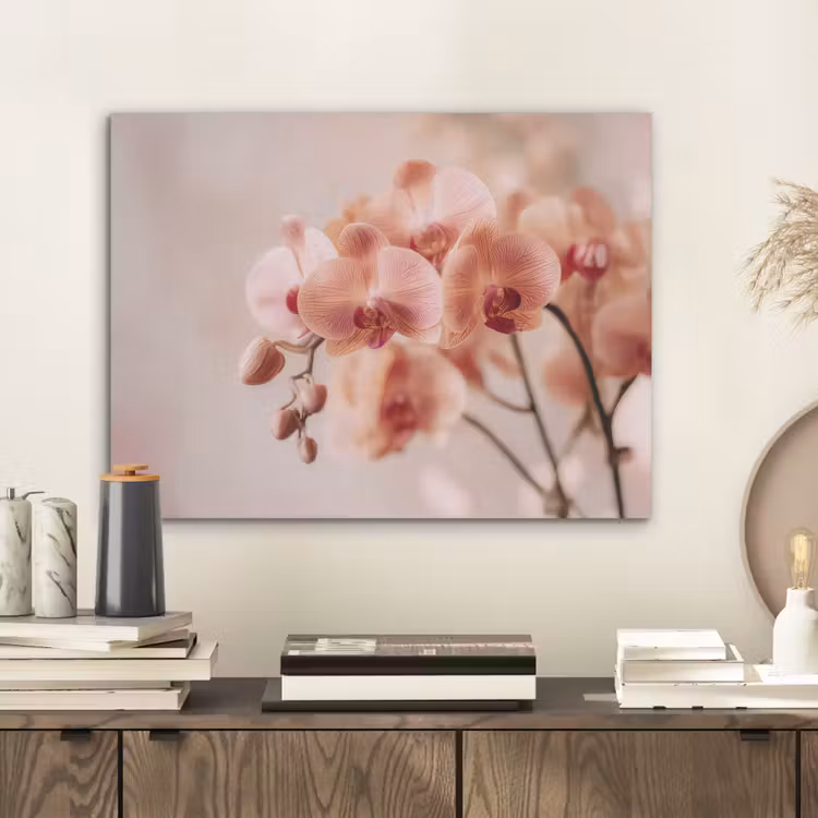 Orchidee - Bloemen - Roze - Bloemblaadjes PET vilt klein -sfeer1