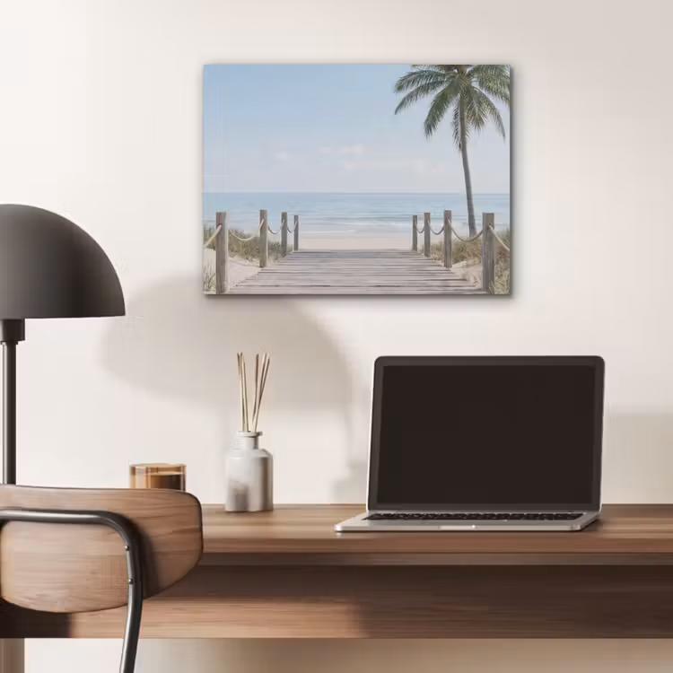 Palmbomen - Pad - Horizon PET vilt klein -sfeer5
