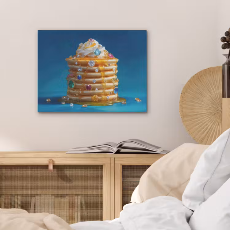 Pannenkoeken - Steentjes - Glitter - Slagroom PET vilt klein -sfeer3