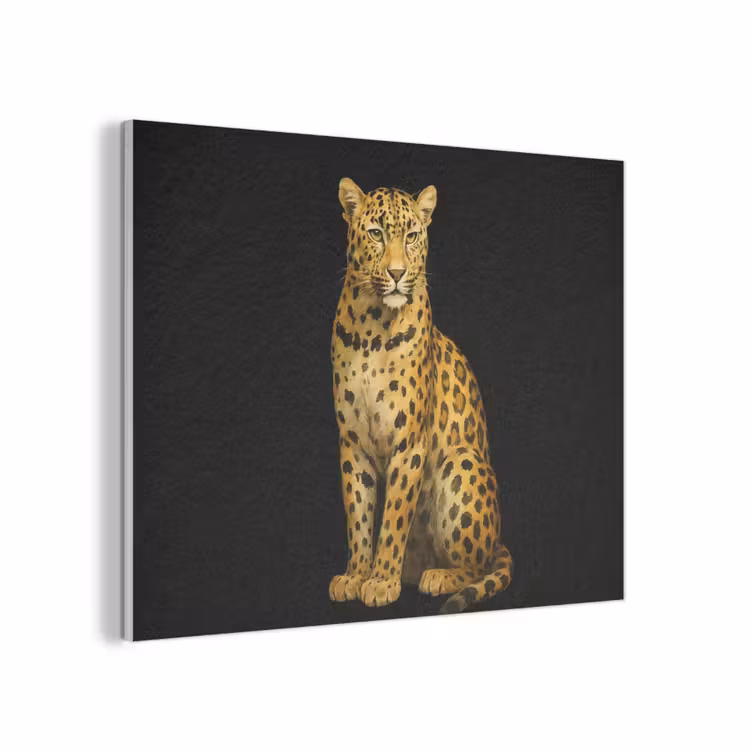 Panter - Realistisch - Bruin PET vilt klein -3d