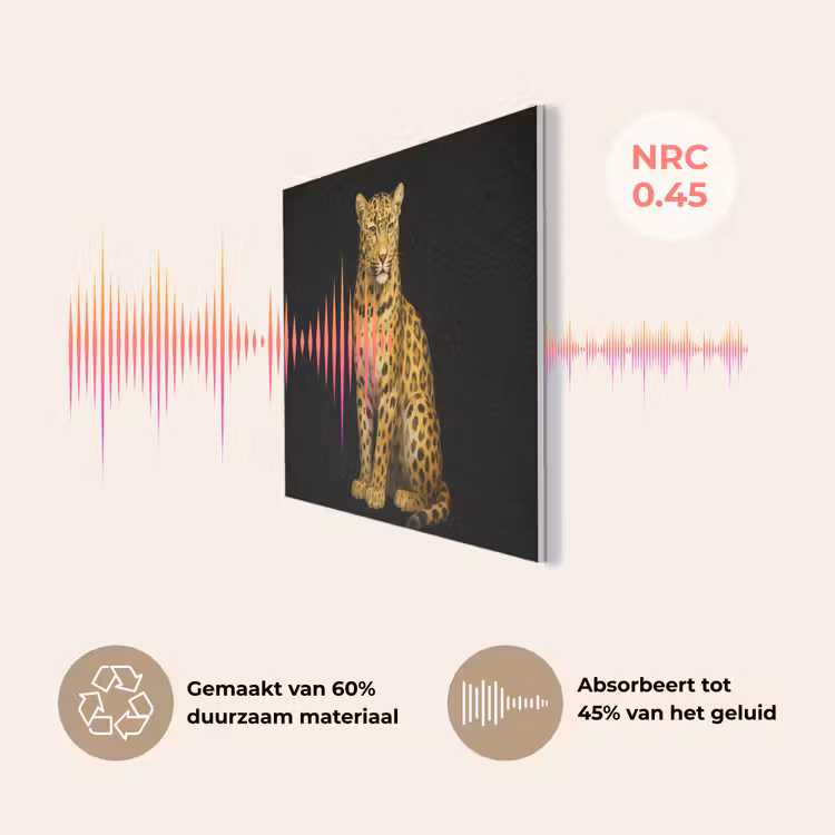 Panter - Realistisch - Bruin PET vilt klein -USP_NL