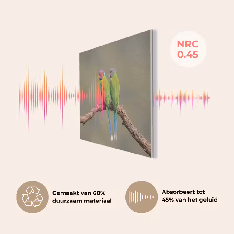Papagaai - Tak - Natuur - Kleurrijk PET vilt klein -USP_NL