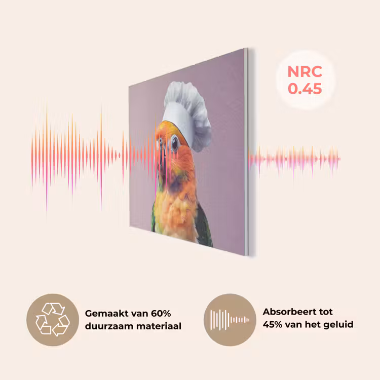 Papegaai - Koksmuts - Nieuwsgierig - Vogel PET vilt klein -USP_NL