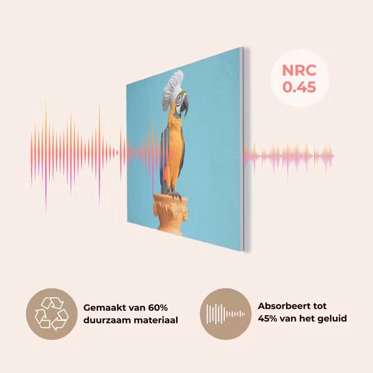 Papegaai - Koksmuts - Grappig - Vogel PET vilt klein -USP_NL