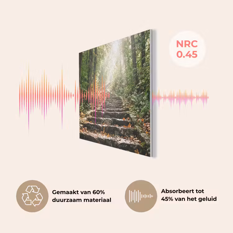 Stenen - Trap - Bos - Natuur PET vilt klein -USP_NL