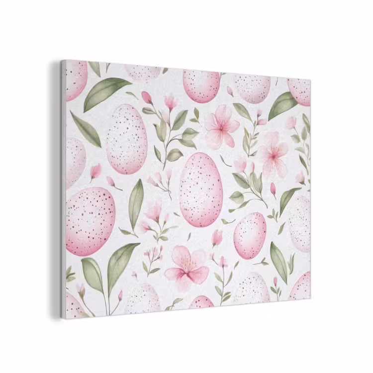 Patroon - Eieren - Roze - Pasen PET vilt klein -3d
