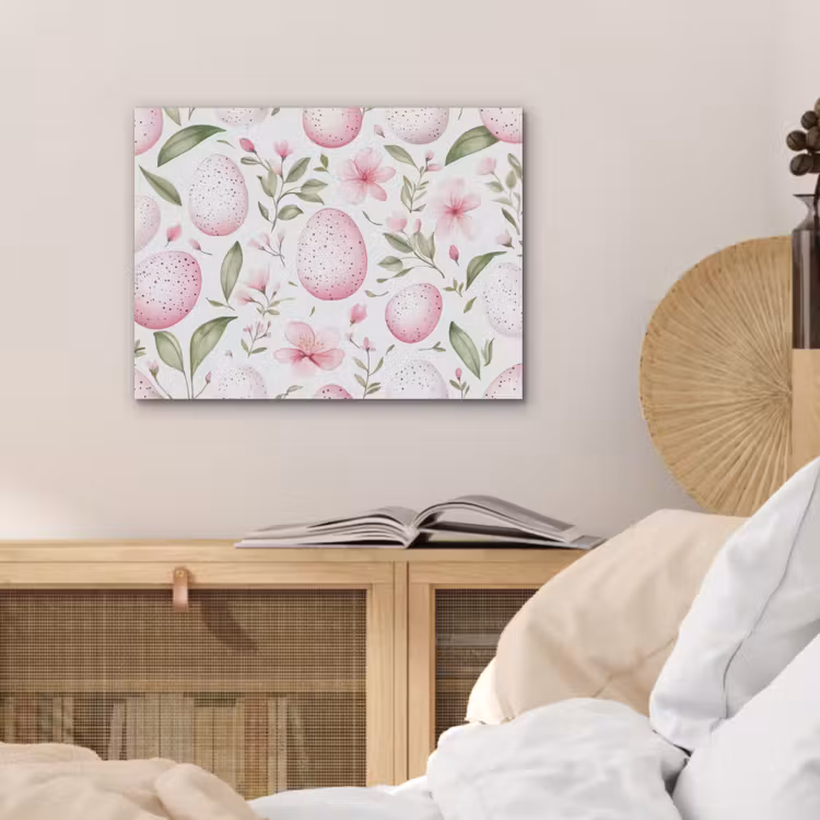 Patroon - Eieren - Roze - Pasen PET vilt klein -sfeer3