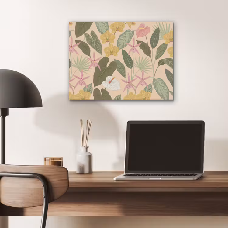 Patroon - Bloemen - Kleurrijk PET vilt klein -sfeer5
