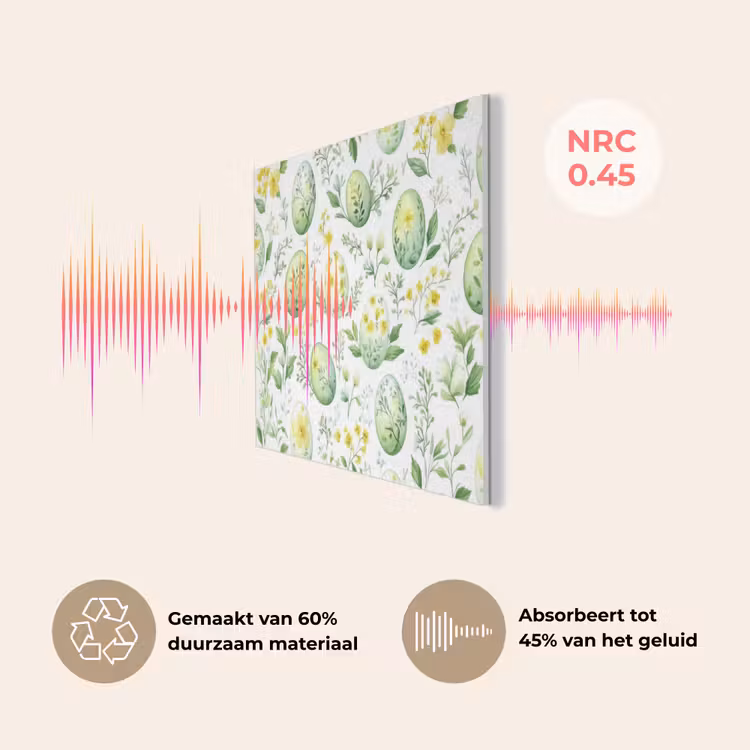 Patroon - Groen - Eieren PET vilt klein -USP_NL