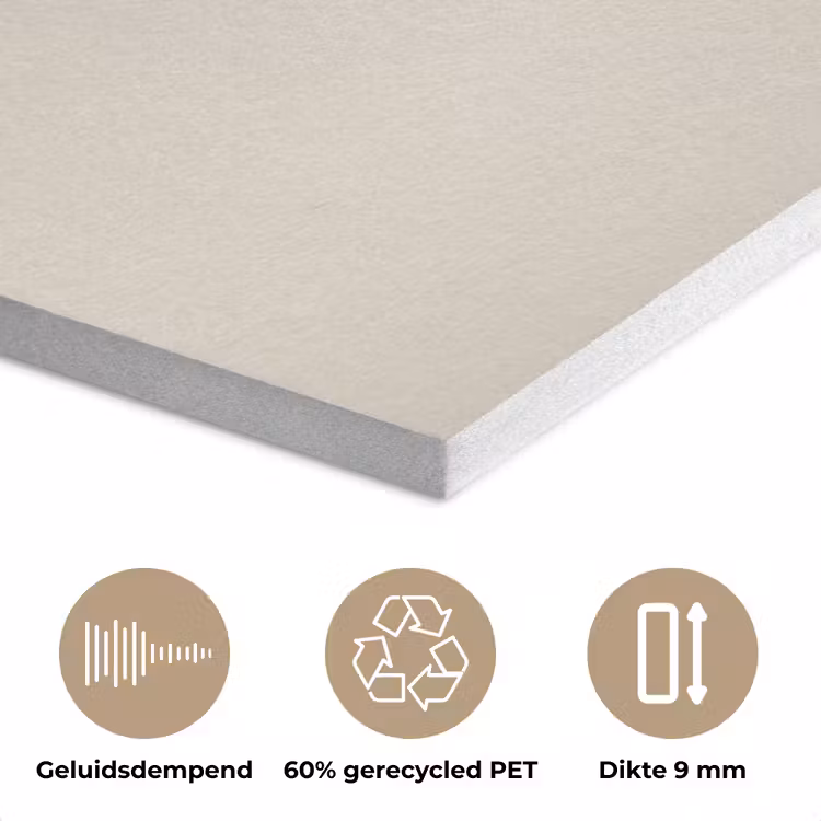 Pinda - Ruw - Beige PET vilt klein -closeup_NL