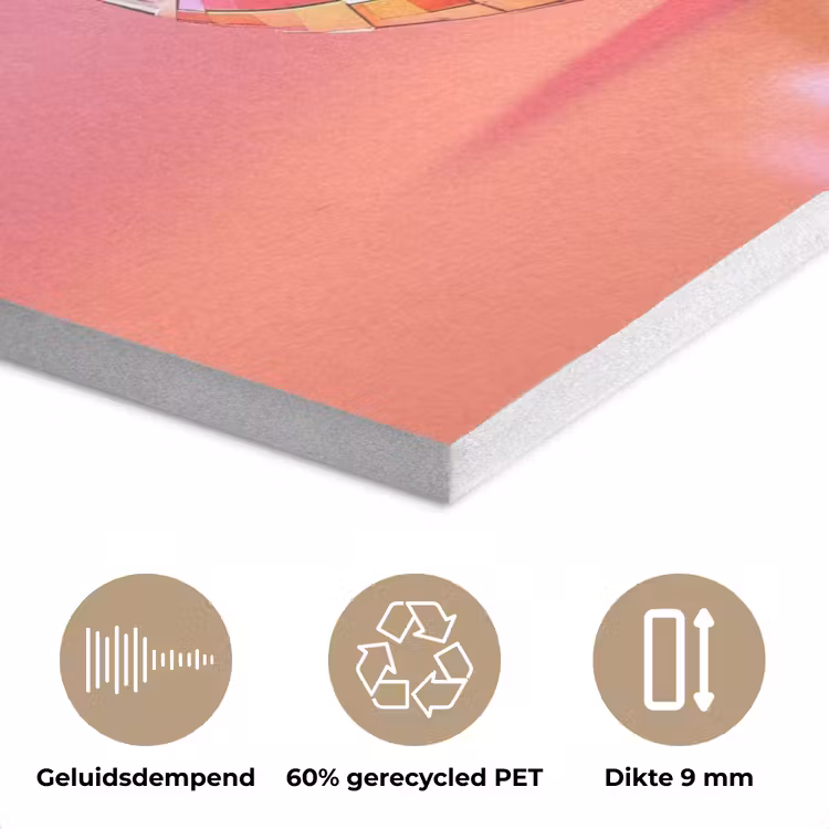 Peper - Disco - Rood - Glitter PET vilt klein -closeup_NL