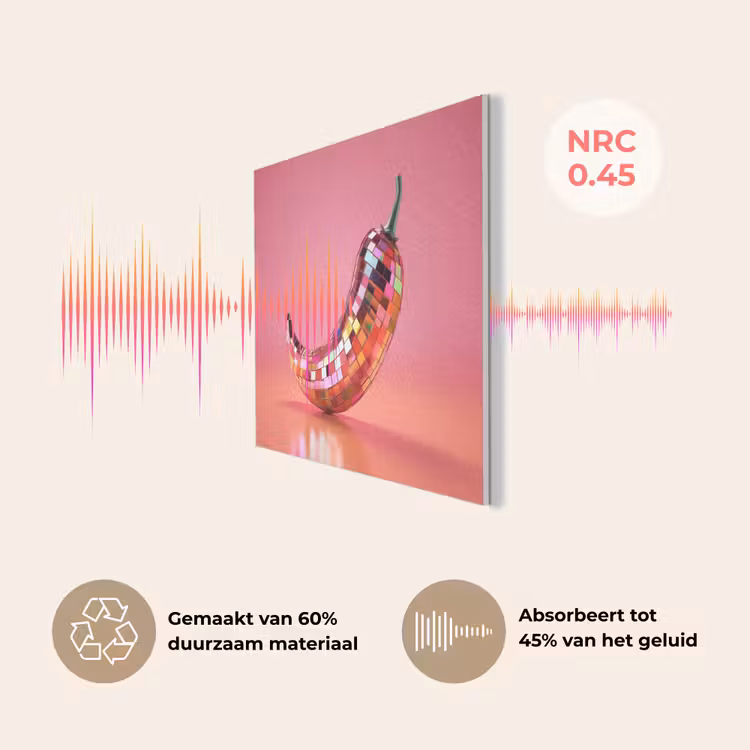 Peper - Disco - Rood - Glitter PET vilt klein -USP_NL