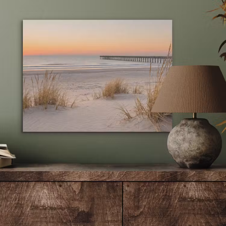 Pier - Zonsondergang - Strand PET vilt klein -sfeer2