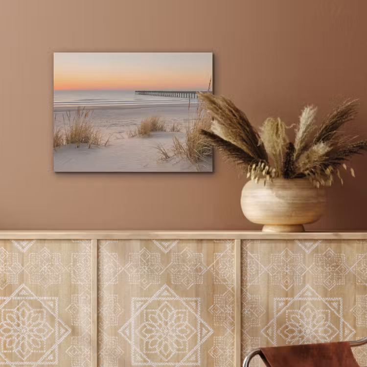 Pier - Zonsondergang - Strand PET vilt klein -sfeer4