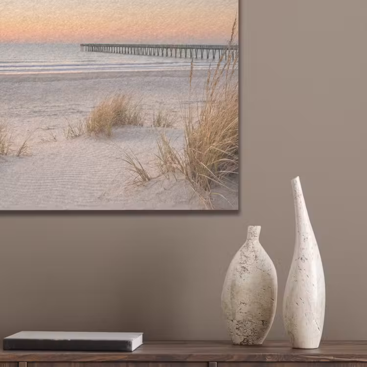 Pier - Zonsondergang - Strand PET vilt klein -sfeer6_closeup