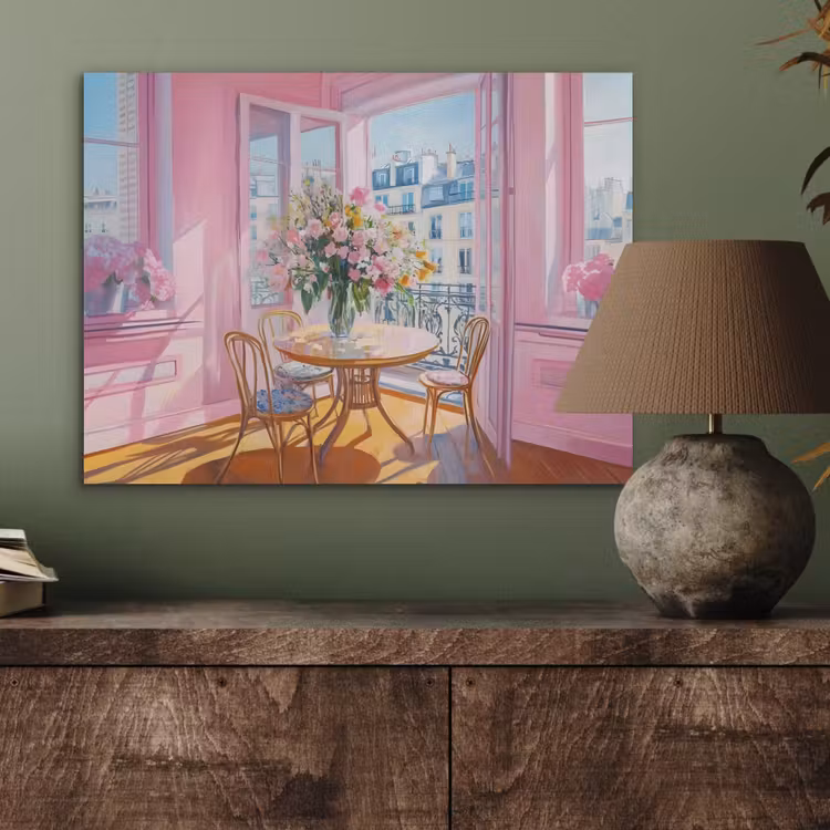 Pink - City - Bloemen PET vilt klein -sfeer2
