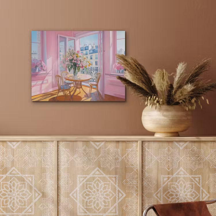 Pink - City - Bloemen PET vilt klein -sfeer4