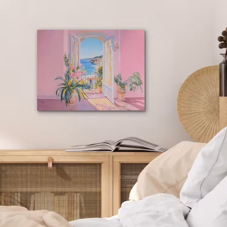 Roze - Buiten - Verf PET vilt klein -sfeer3