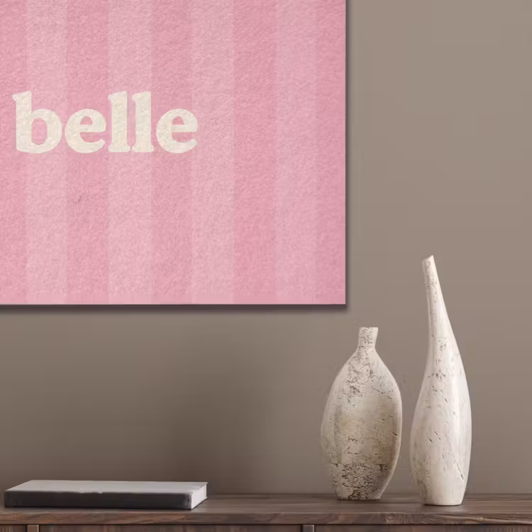 Roze - Gestreept - Belle PET vilt klein -sfeer6_closeup