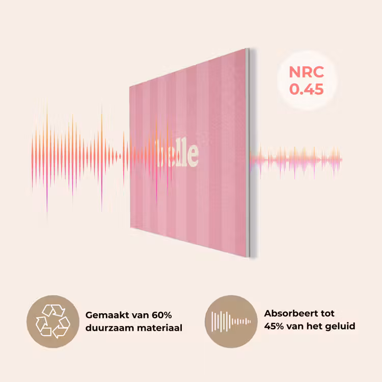 Roze - Gestreept - Belle PET vilt klein -USP_NL