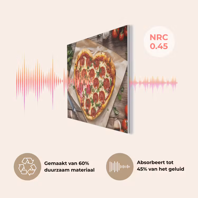 Pizza - Hart - Pepperoni - Tomaat PET vilt klein -USP_NL