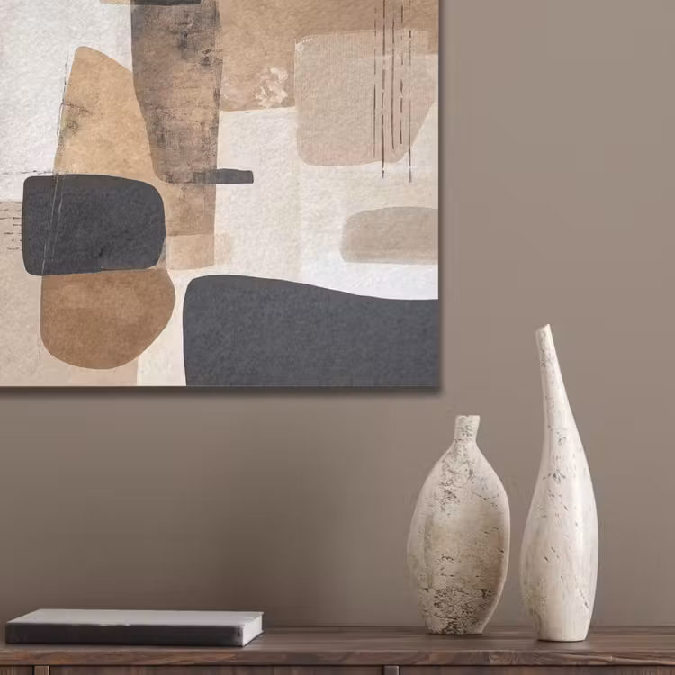 Vlakken - Abstract - Zwart - Strepen PET vilt klein -sfeer6_closeup