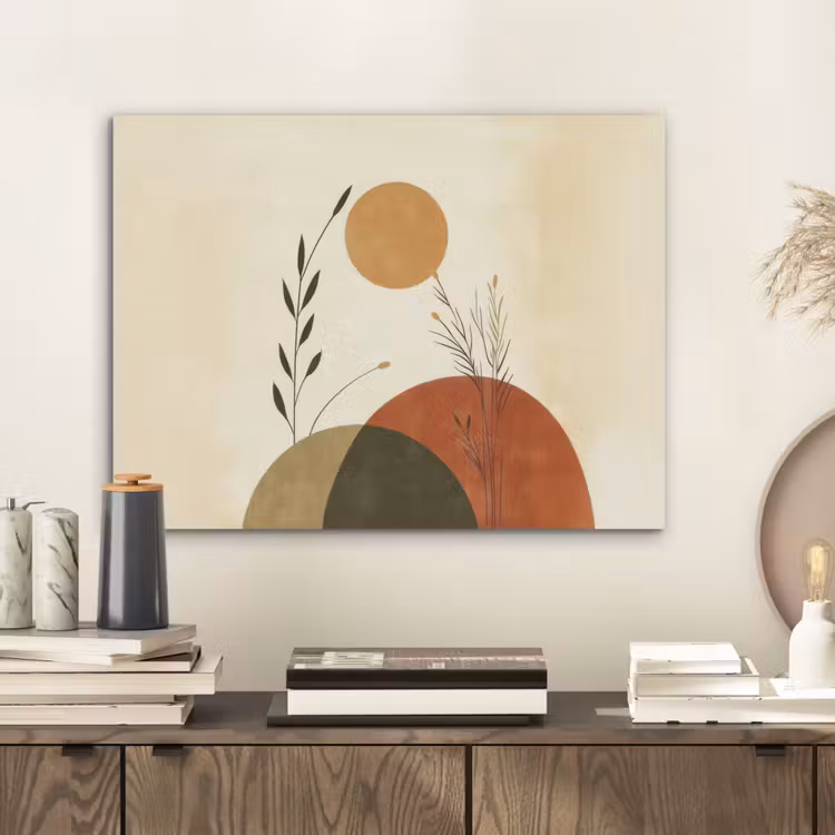 Planten - Abstract - Vormen PET vilt klein -sfeer1