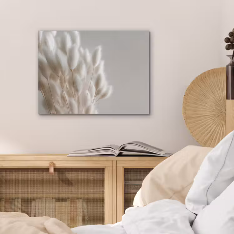 Pluimen - Beige - Minimalistisch PET vilt klein -sfeer3