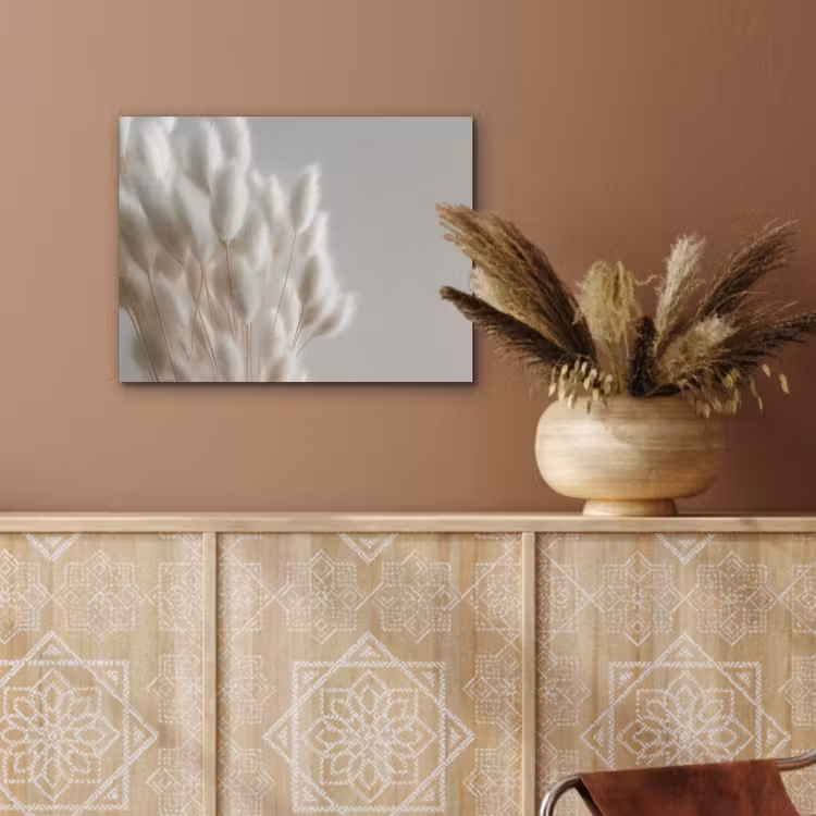 Pluimen - Beige - Minimalistisch PET vilt klein -sfeer4